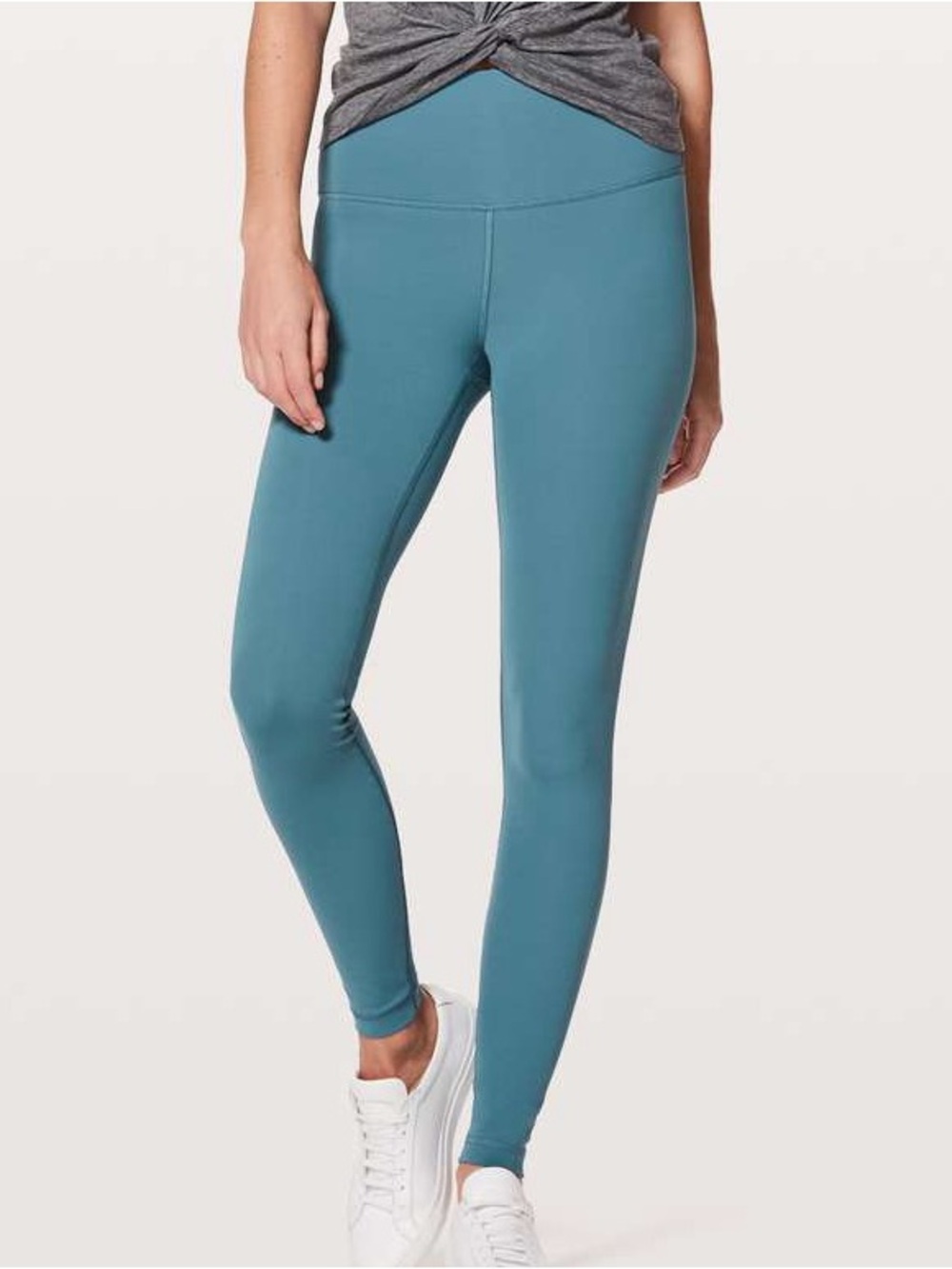 Lululemon Wunder Under Hi-Rise Tight 28" - Sz 8 - Persian Blue